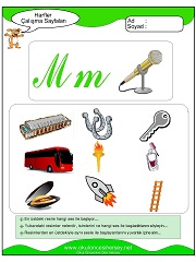 M Sesi Çalışma Sayfaları